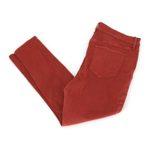 Old Navy Womens Rockstar Slim Skinny Jeans Red Mid Rise Pockets Stretch ... - £10.27 GBP