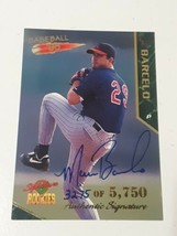 Marc Barcelo Minnesota Twins 1995 Signature Rookies Certified Autograph Card #6 - £3.93 GBP