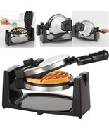 Belgian Waffle Maker Commercial Double Waring Breakfast Iron Kitchen Hea... - $690.39 MXN