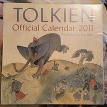 J.R.R. Tolkien Official Calendar 2011 Lord of the Rings Middle-Earth Cor Blok - £35.56 GBP