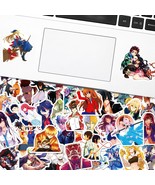 300pcs Cartoon Anime Vinyl Decorative Stickers for Laptop Water Bottle P... - £15.73 GBP