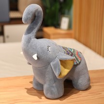 Long Nose Elephant Plush Toys Cartoon Stuffed Soft Animal Elephant Pillow Baby K - £15.79 GBP