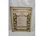 Charles Wakefield Cadman Songs At Dawning Oliver Ditson Company Sheet Music - $35.63