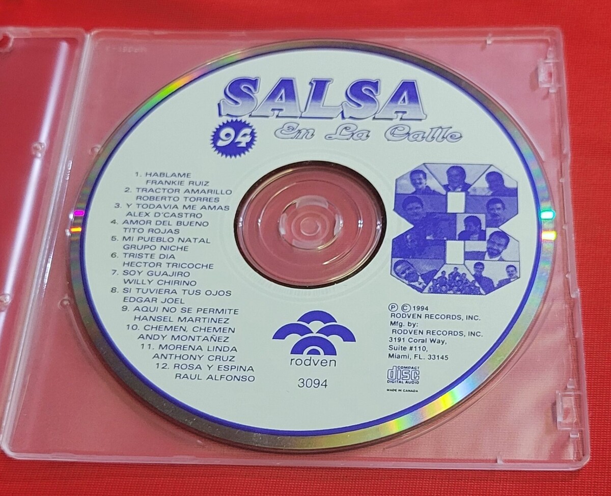 Salsa En La Calle 8 &#39;94 by Various Artists (CD, 1994 Rodven Records) - $7.91