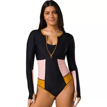 prAna Mckalya Size Small (S) Long Sleeve One Piece Swimsuit Deep Solstic... - £29.82 GBP