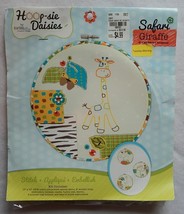 NEW Hoopsie Daisies 10&quot;x10&quot; Embroidery Kit Stitch Applique Embellish Gir... - $12.99