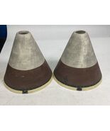 Set of 2 Studio Art Pottery Lamp Shades - 7.75”Hx8”D - $19.79