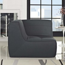 Align Upholstered Fabric Corner Sofa Charcoal EEI-1356-CHA - £413.57 GBP