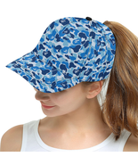 Camo Blue Snapback Cap Hat - $21.73 CAD