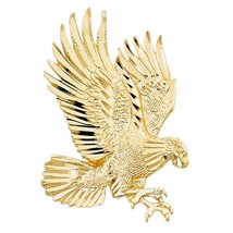 14K Yellow Gold Eagle Pendant - £315.43 GBP