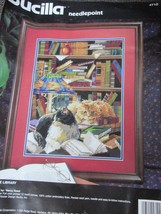 ""Friends Of The Library - Needlepoint Kit"" - Bucilla - $24.89