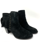 Söfft Women&#39;s Suede Booties with Fringe Black Size 9.5 Never Worn #1426521 - €20,46 EUR