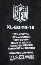 NFL Team Apparel Licensed Atlanta Falcons Youth Extra Large Black Gold Tee Shirt image 3