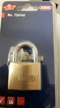 ABUS Padlock Brass 75/40 /Dimple Keys - £14.13 GBP