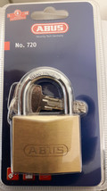 ABUS Padlock Brass 75/50 /Dimple Keys - £20.79 GBP