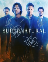 * Supernatural Cast Signed Photo 8X10 Rp Autograph Jensen Ackles Jared Padalecki - $19.99