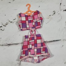 2000 Mattel Hip To Be Square Barbie Geometric Dress With Hanger - $9.89
