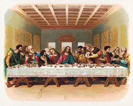 12180.Decor Poster.Room wall art.Home interior design.Jesus Christ Last Supper - £13.66 GBP+