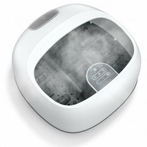 Steam Foot Spa Massager With 3 Heating Levels and Timers-White - Color: White - £102.80 GBP
