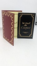 Vintage Les Must Cartier Certificate Booklet  Display  Holder  3x5 Gift ... - $79.20