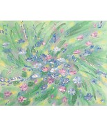 Flowering 5 By Deb Bossert Artworks &quot;8 x 10&quot; Original Acrylic Painting - £42.71 GBP