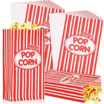 200 Paper Popcorn Bags, 2 Oz. Disposable Individual Servings, Flat Bottom - £28.72 GBP