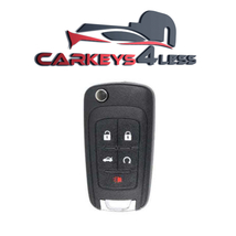 2010-2019 Chevrolet / 5-Button Flip Key / OHT05918179 / HU100 / PEPS - £15.98 GBP