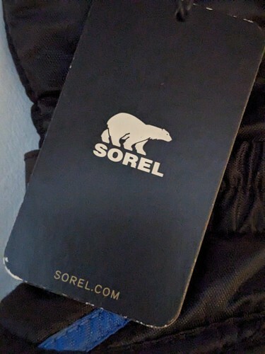Sorel Winter Snow Boots Insulated Lined Blue Black Toddler 6 1831 SWL NEW Item image 3
