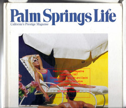 Vintage Book Palm Springs Life Magazine Hard Back Issue September 1986 Cover Art - £63.94 GBP