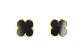 Large Motif Gold Plated Earrings - £35.20 GBP