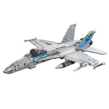 DIY Model Building Blocks for Hornet MOC F-18 Fighter Jet Aircraft Bricks Toys - £77.86 GBP