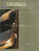 2000 Ford TAURUS sales brochure catalog folder 00 US SES SEL - $135.36 MXN
