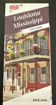 AAA Louisiana Mississippi State Series Map 2008 - $7.03