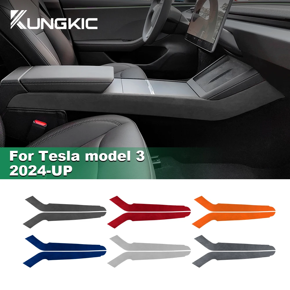 for Tesla Model 3 Highland 2024-Up Italian Premium Suede Center Console Side - £111.45 GBP