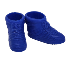 VINTAGE 1990's MATTEL BARBIE / SKIPPER NAVY BLUE LACE UP TIE HIGH TOP SN... - $4.75