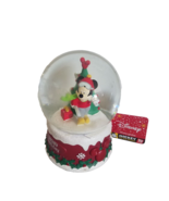 Disney Mickey Mouse Skier Christmas Holiday Snowglobe 90th Anniversary - $41.14 CAD