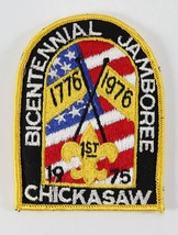 Vintage 1975 Chickasaw 1st Bicentennial Jamboree Boy Scouts BSA Camp Patch - £8.73 GBP