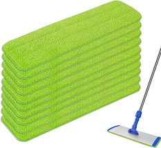 10 Packs Replacement Microfiber Cleaning Pads Spray Mop Heads Flat Mop P... - £31.13 GBP