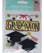 GRADUATION CAPS Jolee's Boutique 3d Scrapbooking Stickers- High school, College, - £2.14 GBP