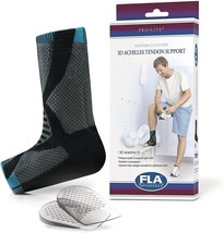 FLA Small PROLITE 3D Achilles Tendon Support Braces Charcoal - £24.44 GBP