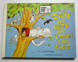 Cats And Bats And Things Like That ~ V Gilbert Beers Vintage Childrens Book - $9.79