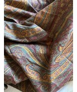 Ralph Lauren Great Barrington Paisley King Duvet Cover Button Closure Ri... - $467.14