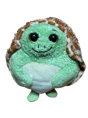 Ty Beanie Ballz Collection ZOOM Turtle 4” Plush Round Stuffed Toy - $8.90