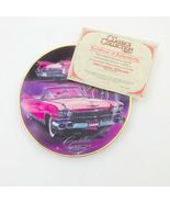 1959 Pink Cadillac Eldorado Collector&#39;s Plate 8.25&quot; with Certificate #1204 - $363.49 MXN