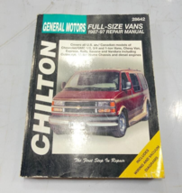 CHILTON GENERAL MOTORS FULL-SIZE VANS 1987-1997 REPAIR MANUAL PART NUMBE... - £8.14 GBP