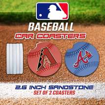 Baseball Car Coasters, Baseball Car Coaster, Baseball Team Gifts - £7.98 GBP
