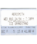 AEROSMITH 1994 Vintage Ticket Stub Ottawa CCE Grandstand STEVEN TYLER VG+ - $13.37 CAD