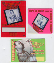 Aerosmith 3 Pc Collection Get A Grip 1993 Vintage Tour Passes Otto Steven Tyler - £31.18 GBP