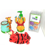 Disney Accessories Pooh Tigger Soap Dish Toothbrush Lotion Bottle Shower... - £63.35 GBP