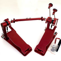 Directly drive 25&quot; Long Board Bass Double Pedal By CNC In China Red - £276.16 GBP
